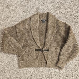 Tribal Brown Cardigan Sweater